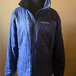 Columbia Navy Blue Quilted Insulated Jacket